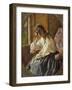 Study of Female Figure-Silvestro Lega-Framed Giclee Print