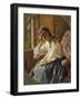 Study of Female Figure-Silvestro Lega-Framed Giclee Print