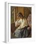 Study of Female Figure-Silvestro Lega-Framed Giclee Print