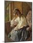 Study of Female Figure-Silvestro Lega-Mounted Giclee Print