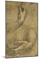 Study of female hands, c1472-c1519 (1883)-Leonardo Da Vinci-Mounted Giclee Print