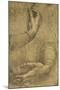 Study of female hands, c1472-c1519 (1883)-Leonardo Da Vinci-Mounted Giclee Print