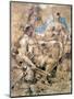 Study of Figures in Costume, C1635-1670-Giovanni Benedetto Castiglione-Mounted Giclee Print