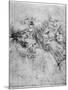 Study of Five Grotesque Heads, C1494-Leonardo da Vinci-Mounted Giclee Print