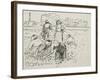 Study of Five Peasant Figures Working in a Field, 1887-Camille Pissarro-Framed Giclee Print