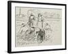 Study of Five Peasant Figures Working in a Field, 1887-Camille Pissarro-Framed Giclee Print