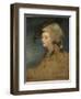 Study of Georgiana Spencer-Sir Joshua Reynolds-Framed Giclee Print