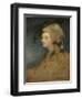 Study of Georgiana Spencer-Sir Joshua Reynolds-Framed Giclee Print