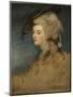 Study of Georgiana Spencer-Sir Joshua Reynolds-Mounted Giclee Print
