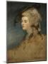 Study of Georgiana Spencer-Sir Joshua Reynolds-Mounted Giclee Print