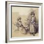 Study of Girls Carrying Faggots-Thomas Gainsborough-Framed Giclee Print