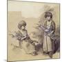 Study of Girls Carrying Faggots-Thomas Gainsborough-Mounted Giclee Print