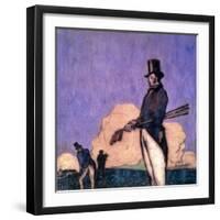 Study of Golfers-William Nicholson-Framed Giclee Print