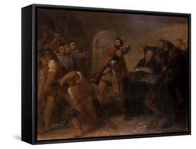 Study of Gottfried Von Berlichingen-Emil Jacobs-Framed Stretched Canvas