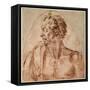 Study of Head and Shoulders-Michelangelo Buonarroti-Framed Stretched Canvas