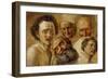 Study of Heads, C. 1830-Aleksandr Andreevich Ivanov-Framed Giclee Print