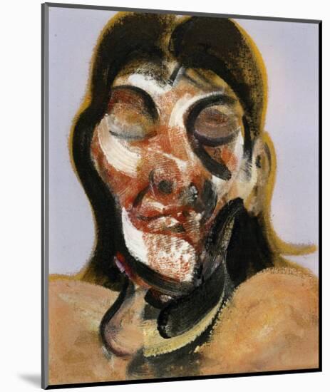 Study of Henrietta Moraes, c.1969-Francis Bacon-Mounted Art Print