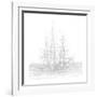 Study of Hms Victory in Number Two Dry Dock, Portsmouth, 2012-Matthew Grayson-Framed Giclee Print