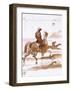 Study of Horses and Joc-Gustave Moreau-Framed Art Print