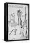 Study of Human Bones, Late 15th or 16th Century-Leonardo da Vinci-Framed Stretched Canvas