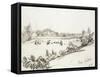 Study of Kew Gardens-Camille Pissarro-Framed Stretched Canvas