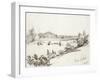 Study of Kew Gardens-Camille Pissarro-Framed Giclee Print