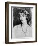 Study of Lady Elizabeth Bowes-Lyon, 1923-John Singer Sargent-Framed Giclee Print