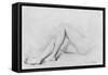 Study of Legs-Theodore Chasseriau-Framed Stretched Canvas