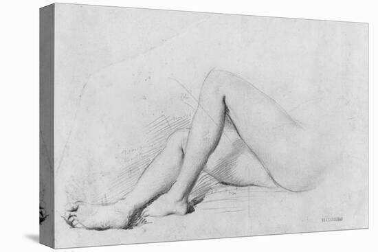 Study of Legs-Theodore Chasseriau-Stretched Canvas