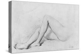 Study of Legs-Theodore Chasseriau-Stretched Canvas