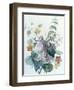 Study of Lilac, Capucine and Fuchsia-Pierre-Joseph Redouté-Framed Giclee Print