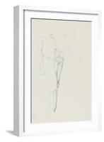 Study of Male with a Shield (Recto) and Female Torso-Edward Burne-Jones-Framed Giclee Print