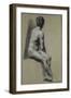 Study of Man Seated in Profile to Right, Turning Back-Pierre Paul Prud'hon-Framed Giclee Print