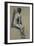 Study of Man Seated in Profile to Right, Turning Back-Pierre Paul Prud'hon-Framed Giclee Print