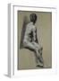 Study of Man Seated in Profile to Right, Turning Back-Pierre Paul Prud'hon-Framed Giclee Print