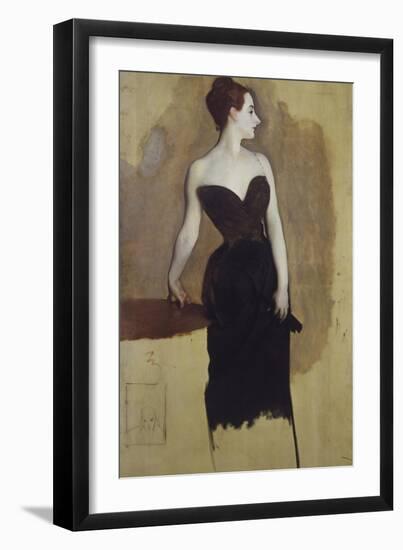 Study of Mme Gautreau-John Singer Sargent-Framed Giclee Print