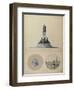 Study of Monument for La Fayette-null-Framed Giclee Print