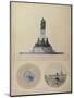 Study of Monument for La Fayette-null-Mounted Giclee Print