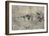 'Study of Mountain Ranges', c1480 (1945)-Leonardo Da Vinci-Framed Giclee Print