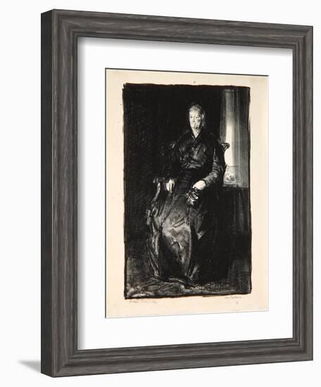 Study of My Mother, 1921-George Wesley Bellows-Framed Giclee Print