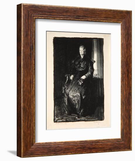 Study of My Mother, 1921-George Wesley Bellows-Framed Giclee Print