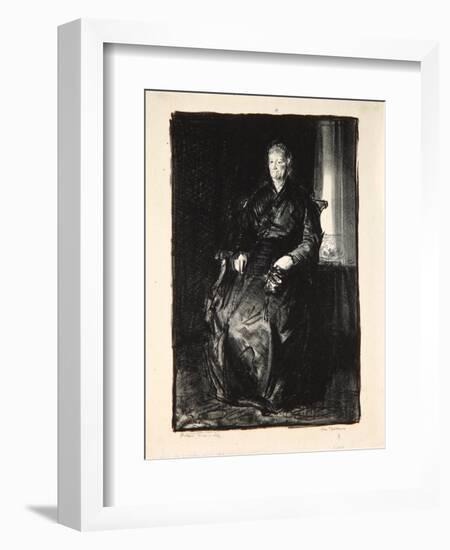 Study of My Mother, 1921-George Wesley Bellows-Framed Giclee Print