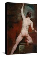 Study of Nude Man, C.1807-49-William Etty-Stretched Canvas