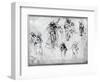 Study of Nude Men-Leonardo da Vinci-Framed Giclee Print