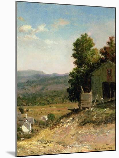 Study of Old Barn, West Campton, New Hampshire, 1865-George Loring Brown-Mounted Giclee Print