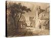 Study of Old Buildings-Samuel Palmer-Stretched Canvas