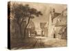 Study of Old Buildings-Samuel Palmer-Stretched Canvas