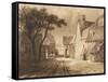 Study of Old Buildings-Samuel Palmer-Framed Stretched Canvas