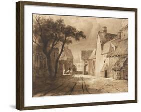 Study of Old Buildings-Samuel Palmer-Framed Giclee Print