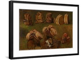 Study of Pack Saddles and Other Objects-Anders Askevold-Framed Giclee Print